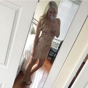 Sparkly mini dress